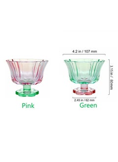 1 Pcs Ice Cream Bowls Drinking Glass Cups, Dessert Bowl Tool,Flower Petal Style Glasses, 8.5 oz, Suitable for Ice cream, Cocktails, Dessert & More - pzsku/Z02FEAD2110D43C5FF945Z/45/_/1734869643/ffe3beb5-d560-46e4-ab29-0c06b0fe3be6