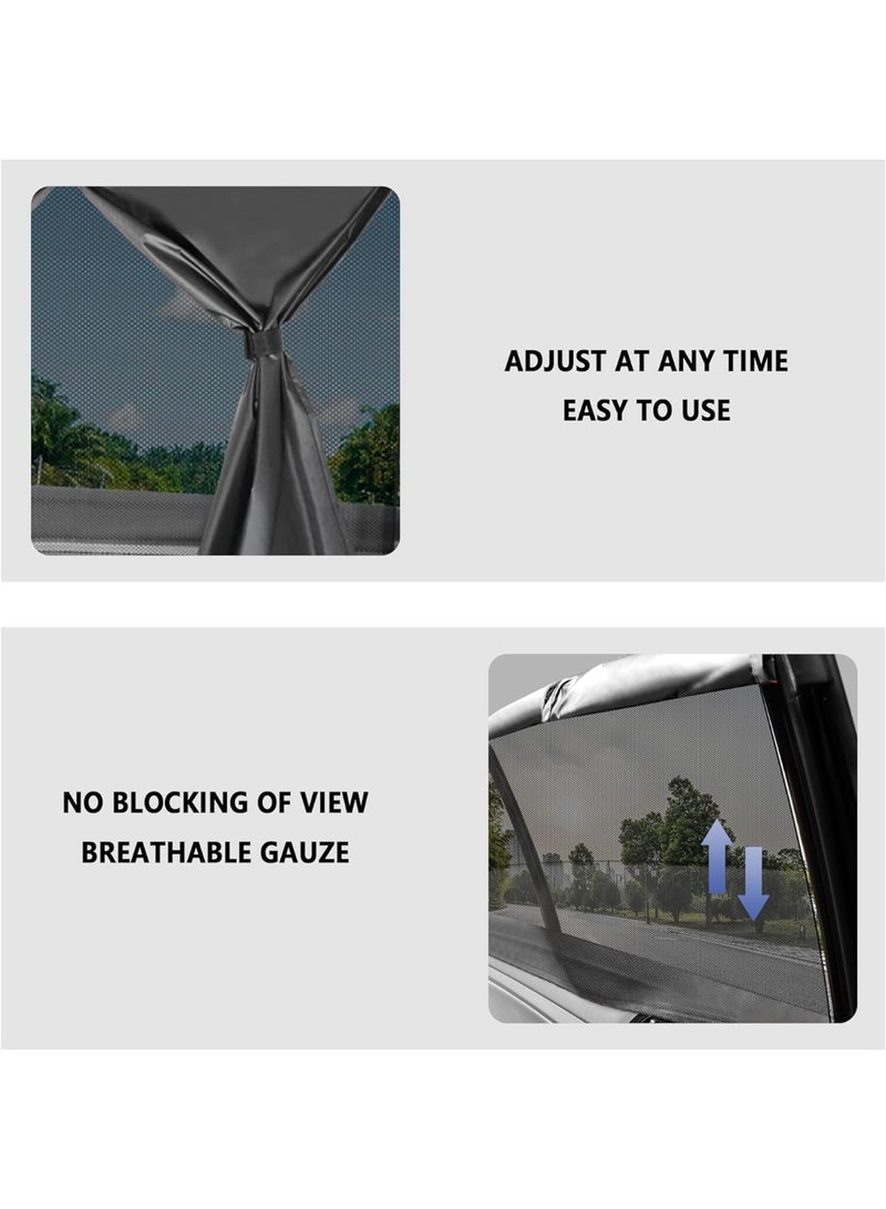 Arabest Car Window Shades with Magnets, Double Insulated Layer Car Window Covers, for Privacy and Car Interiors, Car Camping Essentials Car Sun Shade for Most Car, Truck, SUV (Front Window/2PCS) - Image 5