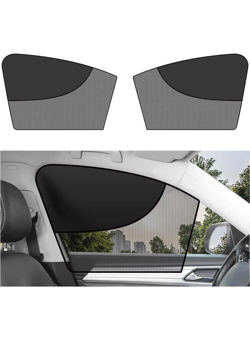 Arabest Car Window Shades with Magnets, Double Insulated Layer Car Window Covers, for Privacy and Car Interiors, Car Camping Essentials Car Sun Shade for Most Car, Truck, SUV (Front Window/2PCS) - Image 1