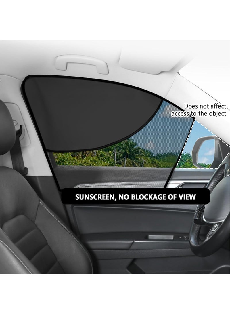 Arabest Car Window Shades with Magnets, Double Insulated Layer Car Window Covers, for Privacy and Car Interiors, Car Camping Essentials Car Sun Shade for Most Car, Truck, SUV (Front Window/2PCS) - Image 2