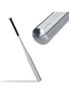 Relaxdays 10 x Baseball Bats Aluminium Lightweight Softball Bat Non-Slip Grip 34 Inch Aluminium Bat Silver  - Image 1