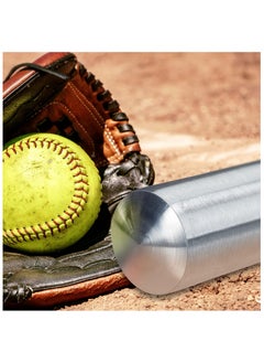 Relaxdays 10 x Baseball Bats Aluminium Lightweight Softball Bat Non-Slip Grip 34 Inch Aluminium Bat Silver  - Image 5