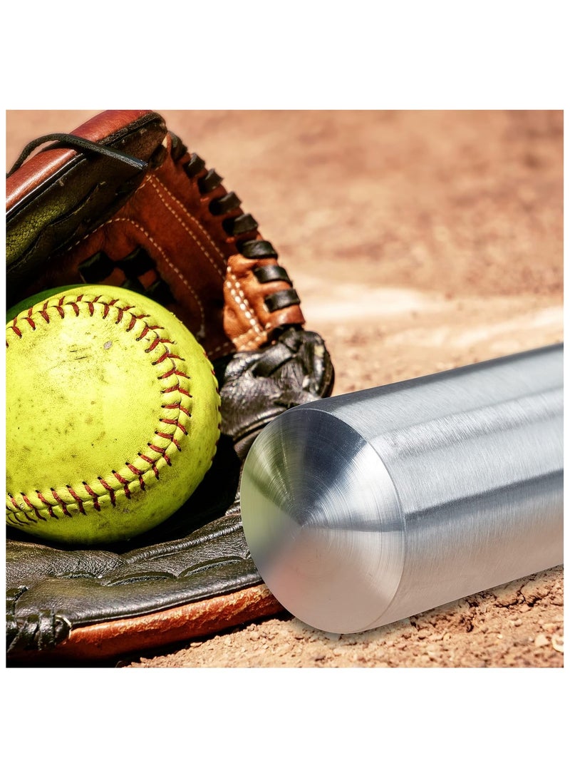 Relaxdays 10 x Baseball Bats Aluminium Lightweight Softball Bat Non-Slip Grip 34 Inch Aluminium Bat Silver - Image 5