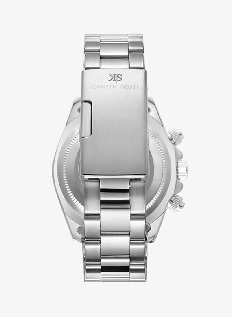 Kenneth Scott  Kenneth Scott Men's Blue Dial Multi fn Watch - K23123-SBSL for Men | Best Price UAE