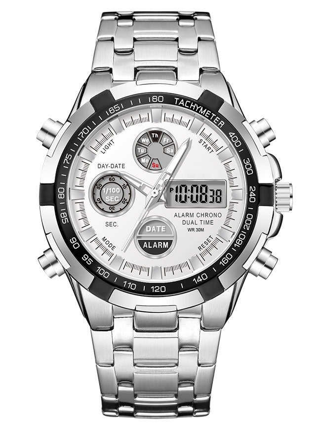 Watches For Men Stainless Steel Quartz Water Resistant Watch  - Image 1