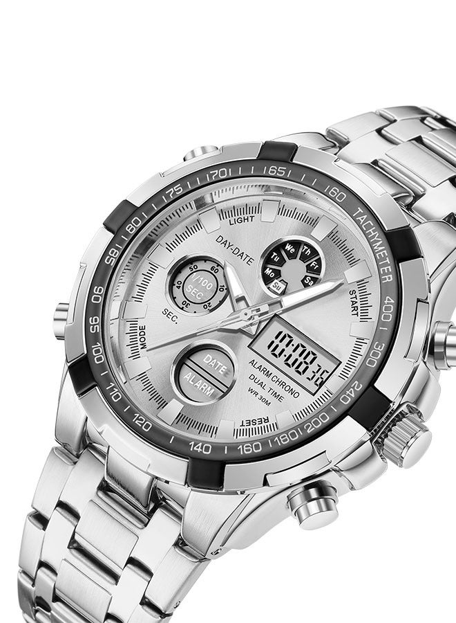 Watches For Men Stainless Steel Quartz Water Resistant Watch  - Image 2