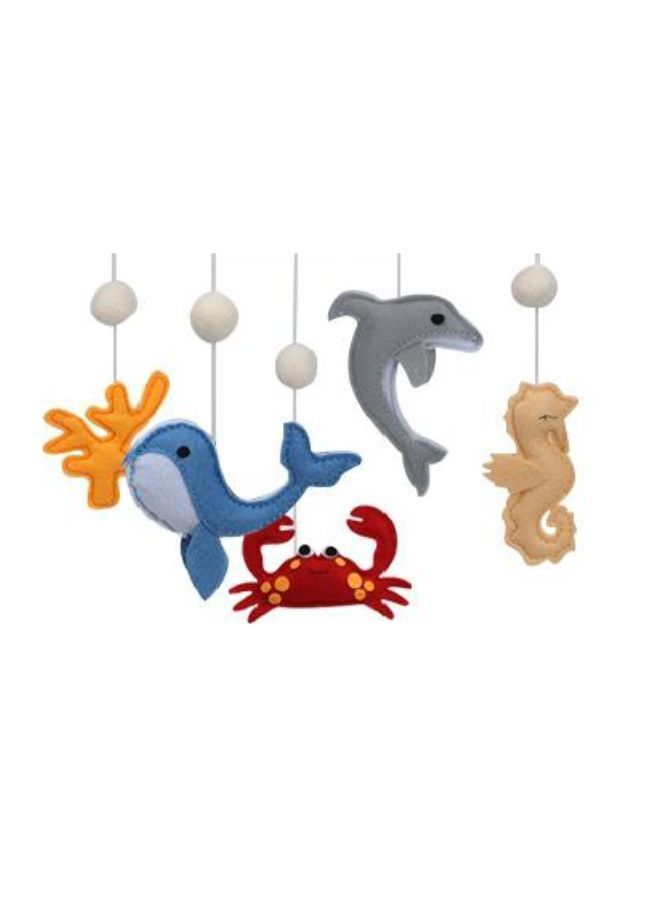 Baby Crib Nursery Mobile Wall Hanging Décor Baby Bed Mobile for Infants Ceiling Mobile Cute and Adorable Hanging Decorations Ocean  - Image 2
