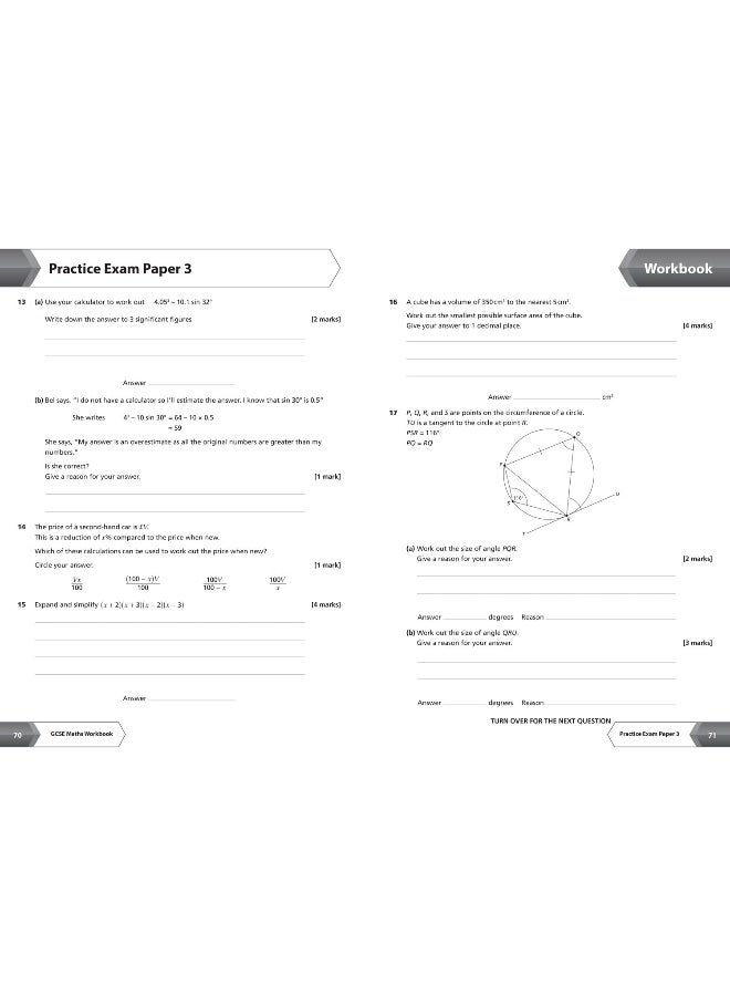 Collins AQA GCSE 9-1 Maths Higher Workbook: Ideal for Home Learning, 2022 and 2023 Exams - Image 5