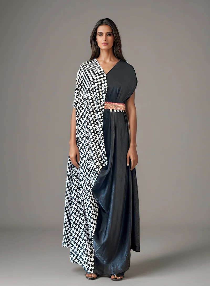 ECSTACY Black Side fit Kaftan