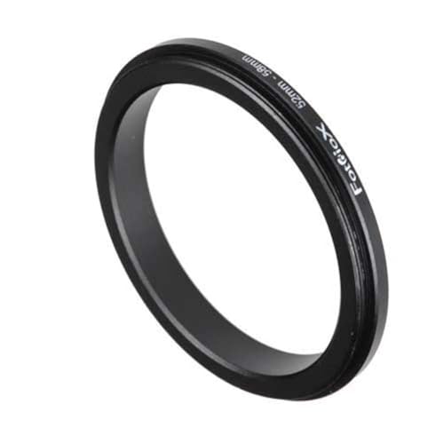 Fotodiox 52mm - 58mm, 52-58mm Macro Close-up Reverse Ring, Anodized Black Metal Ring, for Nikon, Canon, Sony, Olympus, Pentax, Panasonic, Samsung Camera - Image 1