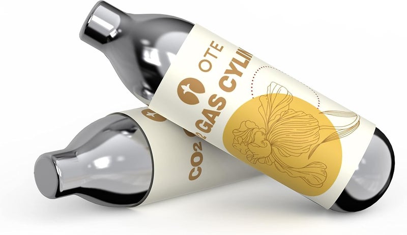 OTE CO2 Soda Chargers Refill for Sparkling Water Maker, 20PCS Seltzer Water Cartridges 8G Personal CO2 Cylinders for Portable Carbonated Water Machine or soda Siphon Whipped Cream Chargers, and More - Image 2