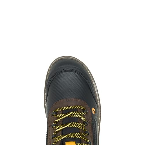 Wolverine Men'sOverpass 6" Mid Composite Toe Waterproof Work Boot, Dark Coffee, 11 X-Wide - Image 3