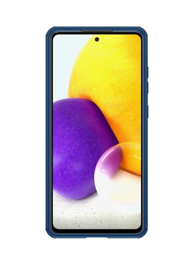 غطاء حماية كام شيلد برو مع غطاء كاميرا منزلق لهاتف سامسونج جالاكسي A72 4G/5G أزرق - Image 3