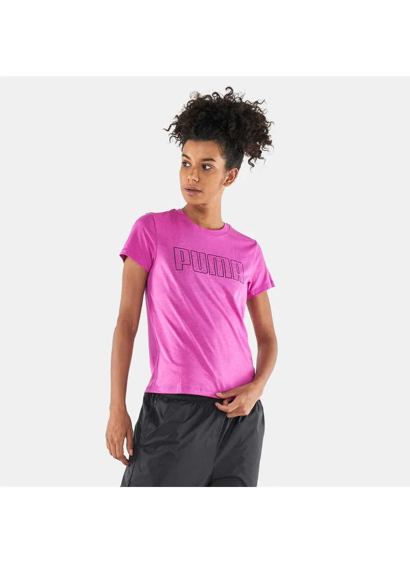 PUMA Women's Stardust Crystalline Training T-Shirt