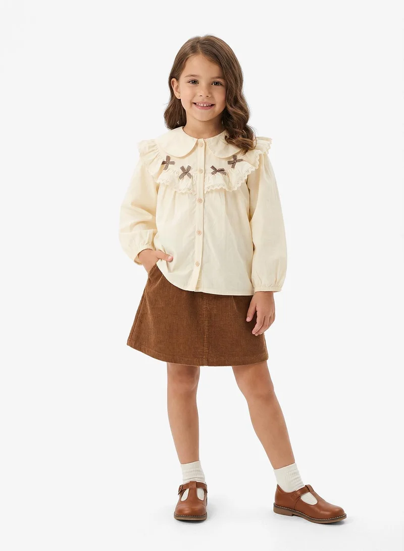 بنياتا بلوزة بياقة