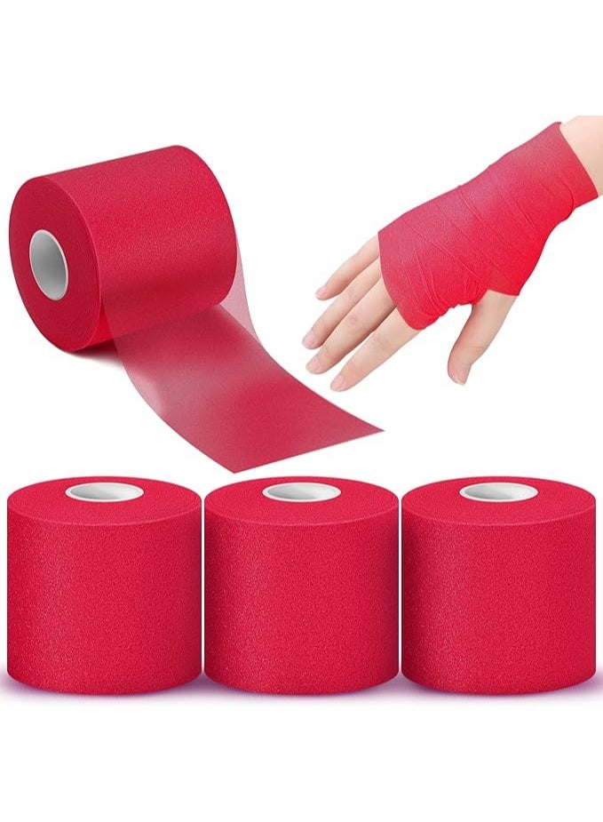 DUNISO 4 Rolls Pre Wrap Tape,Kinesiology Tape,Athletic Foam Underwrap,Comfortable and Breathable,for Ankles Wrists Hands and Knees,for Gym Fitness Running Tennis Swimming Football,6cm*20m - Image 1