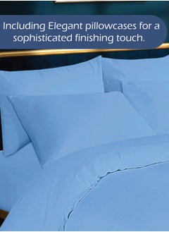 Siesta Zen Siesta Zen Microfiber Duvet Cover Set – Ultra Soft, Wrinkle-Resistant, Breathable & Lightweight –  Button Closure – Machine Washable Bedding Set (1 Cover + 2 Pillowcases)  - Image 5