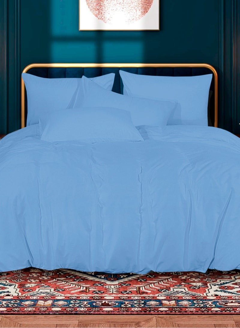 Siesta Zen Microfiber Duvet Cover Set (1 Cover + 2 Pillowcases) – Ultra Soft, Wrinkle-Resistant, Breathable & Lightweight –  Button Closure – Machine Washable Bedding Set  - Image 2