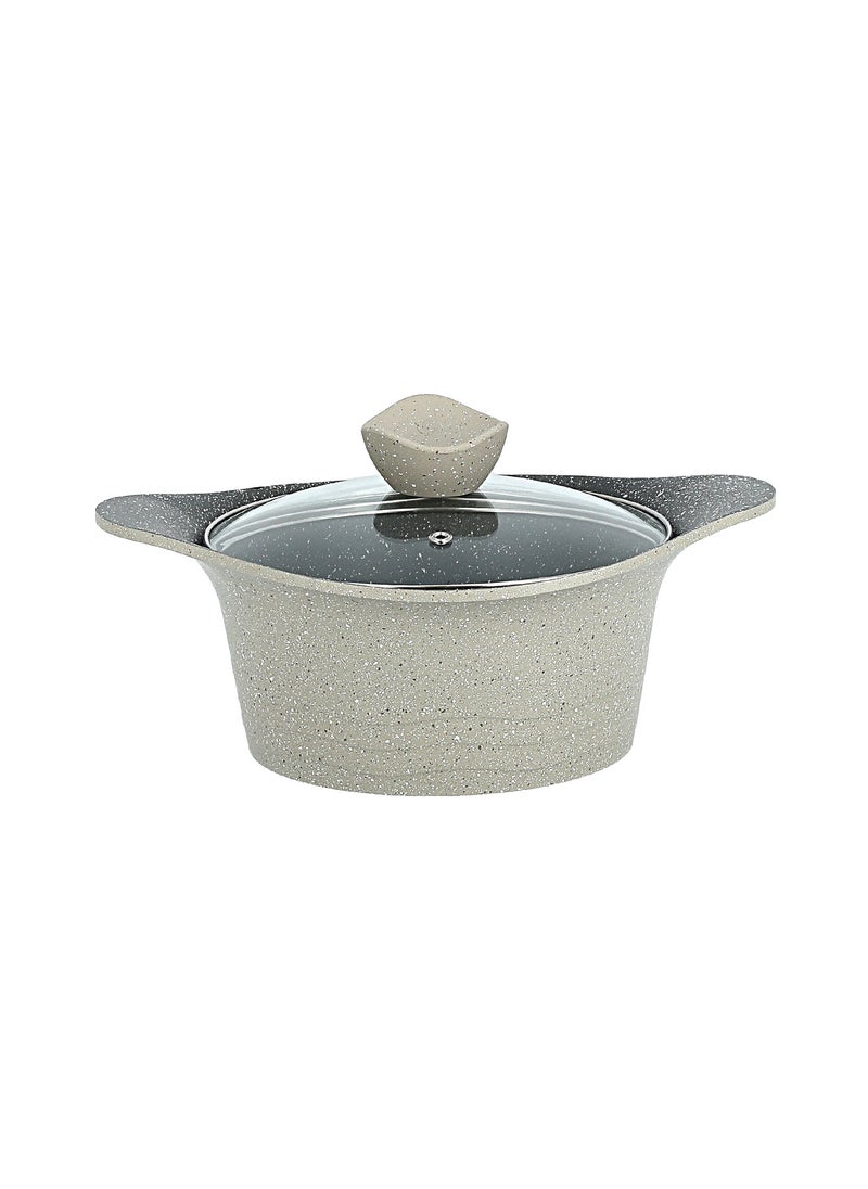 ALBERTO - 8 Pcs Cookware Set Granite - Image 1