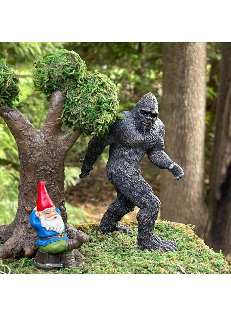 SOLARAE Bigfoot Sasquatch Statue, Resin Garden and Desktop Decoration, Indoor Desk Gift for Home and Office - Image 2