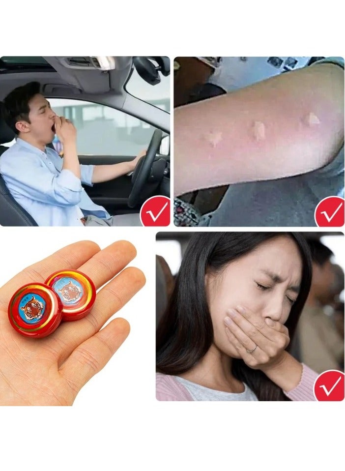 KanyeHB مرهم النمر لتسكين الآلام، مرهم لتسكين آلام المفاصل، مستخلص عشبي سريع المفعول لتسكين آلام لدغات الحشرات، زيت سريع وفعال لتخفيف آلام المفاصل والصداع وآلام المعدة والدوخة وضربة الشمس - Image 4