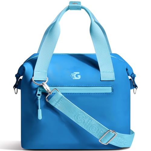 GLORIEROO Pastel Lunch Box Women Insulated Soft Waterproof Leakproof Lunch Bag Cooler Adjustable Strap BPAFree - Image 1