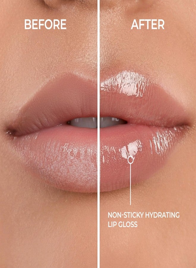 MON RÊVE Moisturizing Lip Gloss for Women - Ultra-Shiny 3D Hydrating Lip Gloss with Chamomile Oil, Non-Sticky Nourishing Formula for Long-Lasting Wear, 0.27 fl oz, 18 Shimmer Shades (02 VOLUMIZING) - Image 4