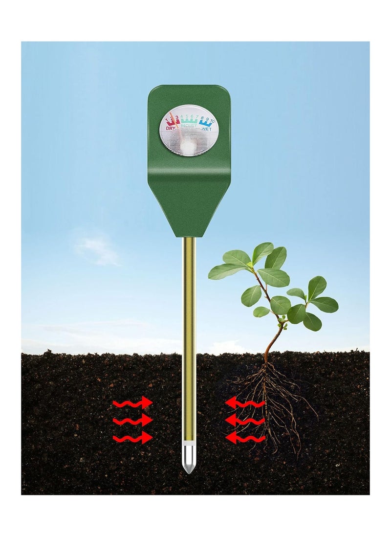 Generic Soil Moisture Meter, Green House Hygrometer Moisture Sensor for Garden, Farm, Lawn Plants, Soil Moisture Testers Indoor & Outdoor, 3-in-1 Soil PH Tester, Plant Soil Testing Kit, Soil PH Meter  - Image 2
