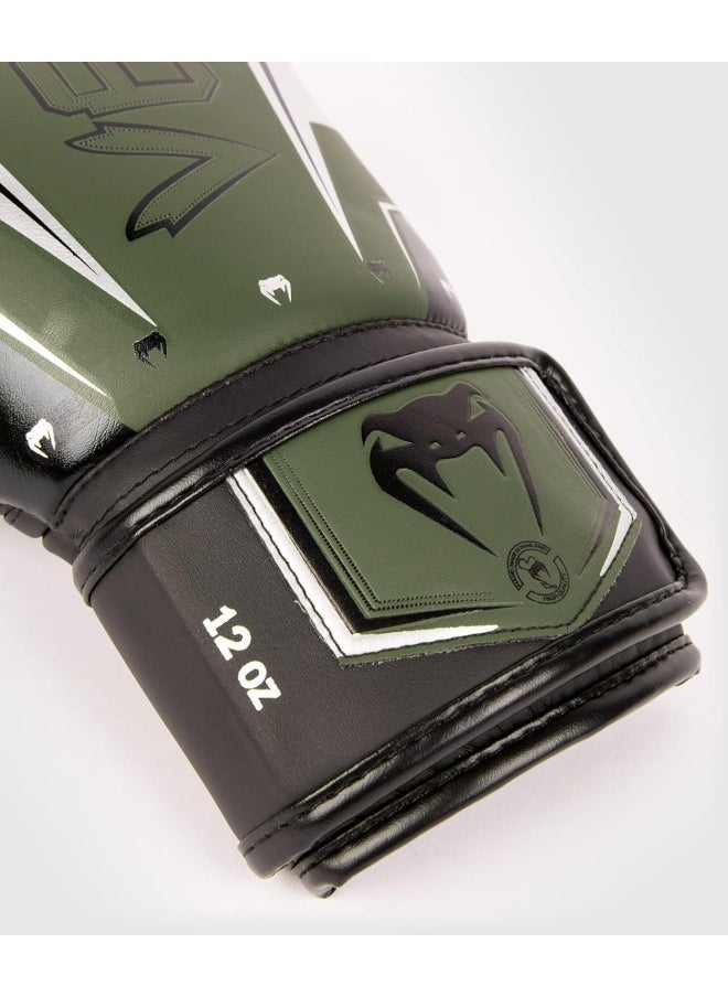 VENUM - Elite Evo Boxing Gloves Khk Slvr - Image 1