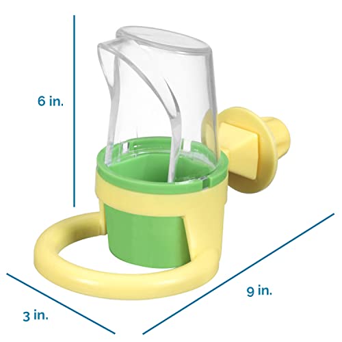 JW Pet Bird Cage Clean Cup Feeder & Water Cup Bird Accessory, Small (Assorted Colors) - Image 2