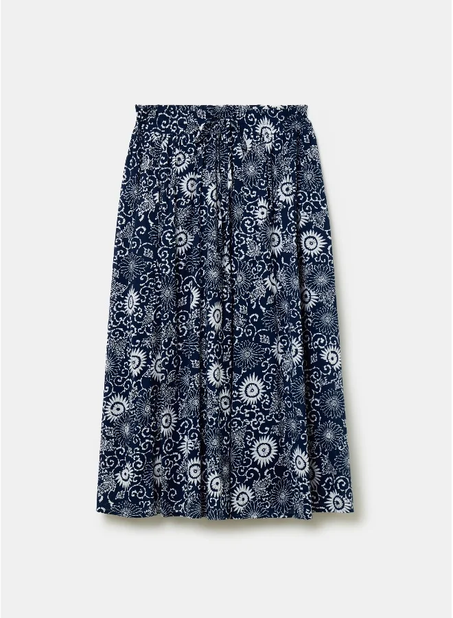 Ovs Full midi skirt with floral print