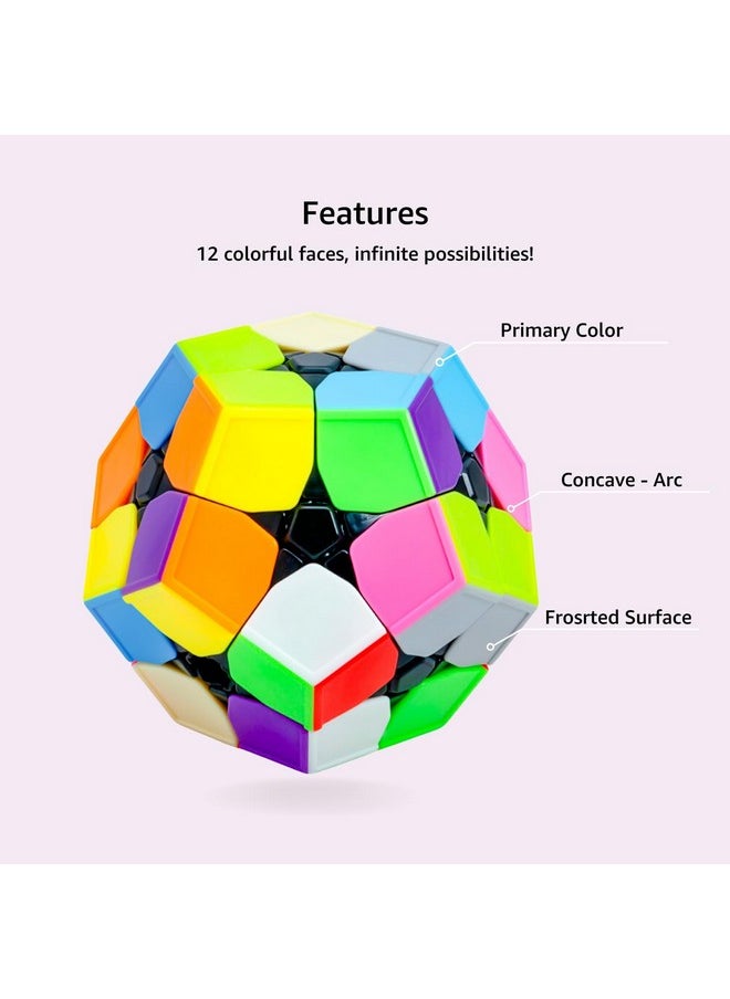 Drift Megaminx 2X2 Stickerless Speedcube Puzzle For Kids & Adults | 12 Sided Unique Challenging Puzzle With Adjustable Tension & Anti-Pop Design - pzsku/Z03001E969A03A43FF819Z/45/_/1735817536/24e8cb01-8a23-4393-bb09-f20df1b4d4df