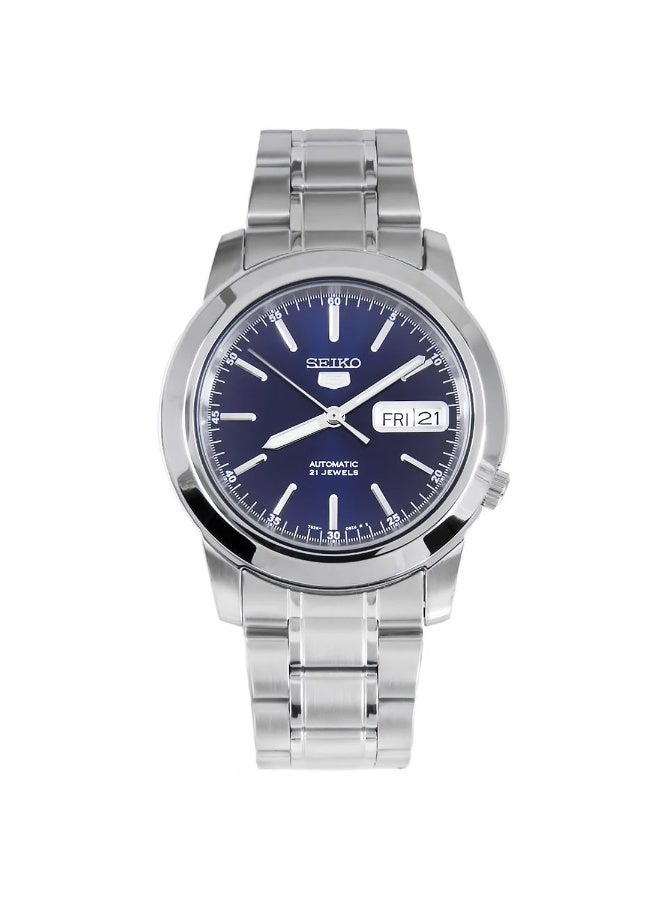 سيكو ساعة سيكو 5 أوتوماتيكية للرجال، بسوار من الفولاذ المقاوم للصدأ، موديل SNKE51K1 - Image 1