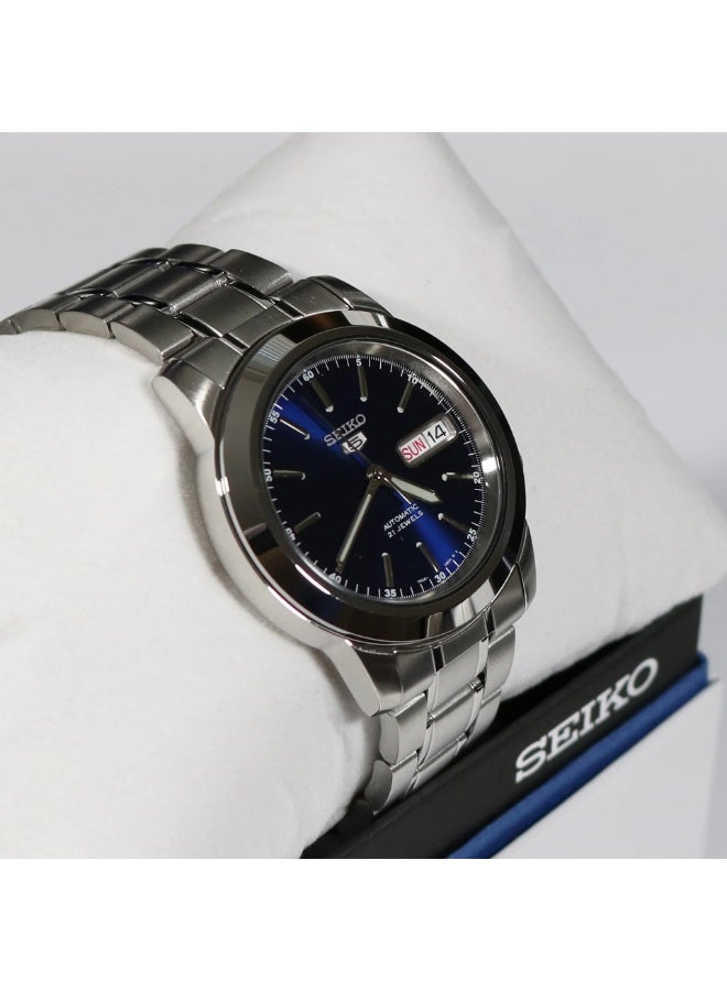 سيكو ساعة سيكو 5 أوتوماتيكية للرجال، بسوار من الفولاذ المقاوم للصدأ، موديل SNKE51K1 - Image 2