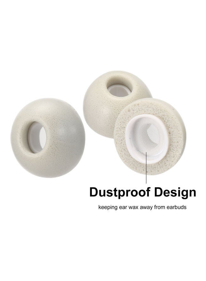 NIBEMINENT Earbuds Ear Tips Replacement For Apple AirPods Pro Ture Wireless Buds Black - Image 3