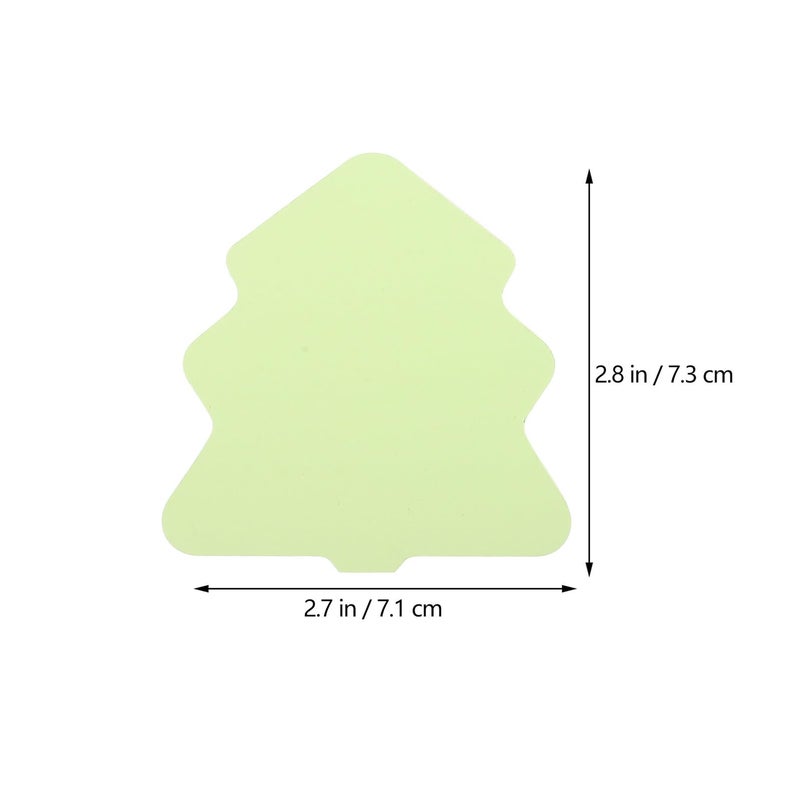 Multi Function Self Adhesive Memo Pads With Colorful Tree Shaped Notes 100 Sheets Per Pad 10pcs Office Home Sticky Reminder Stickers - Image 3