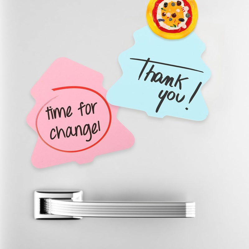 Multi Function Self Adhesive Memo Pads With Colorful Tree Shaped Notes 100 Sheets Per Pad 10pcs Office Home Sticky Reminder Stickers - Image 4