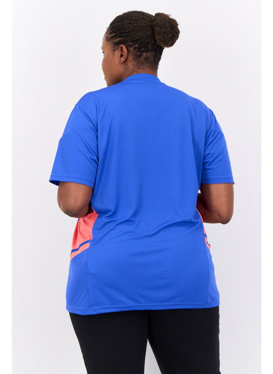 Adidas Women Sportswear Fit Short Sleeves Orlando Pirates Football Jersey Shirt, Blue  - Image 2