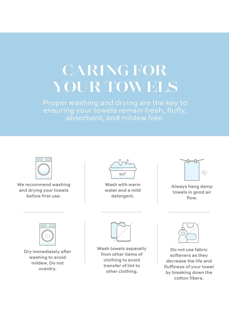 1Chase Luxury Hand Towels Cotton Hotel spa Bathroom Towel 16x30  Set Of 6 Navy Blue
