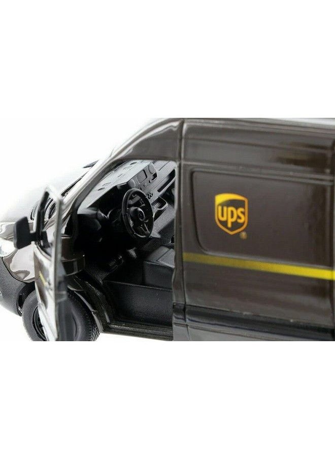 Kinsmart Mercedesbenz Sprinter Ups Edition Delivery Van 1:48 Scale  - Image 3