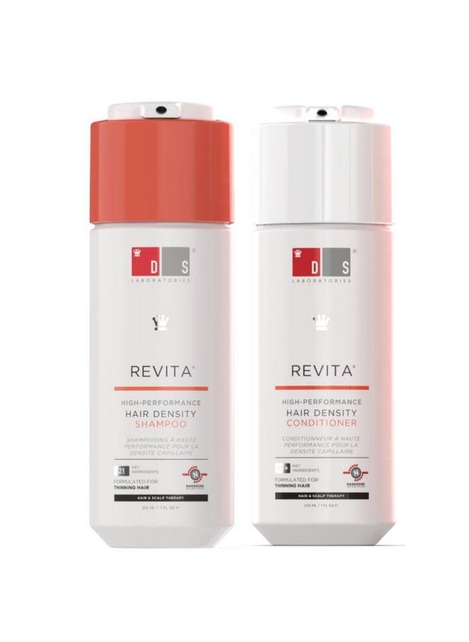 DS LABORATORIES Revita Shampoo And Conditioner For Thinning Hair By Ds Laboratories Thickening Shampoo And Conditioner For Men And Women Support Hair Growth Strengthening Volumizing Dht Blocker (7 Fl Oz)  - Image 2