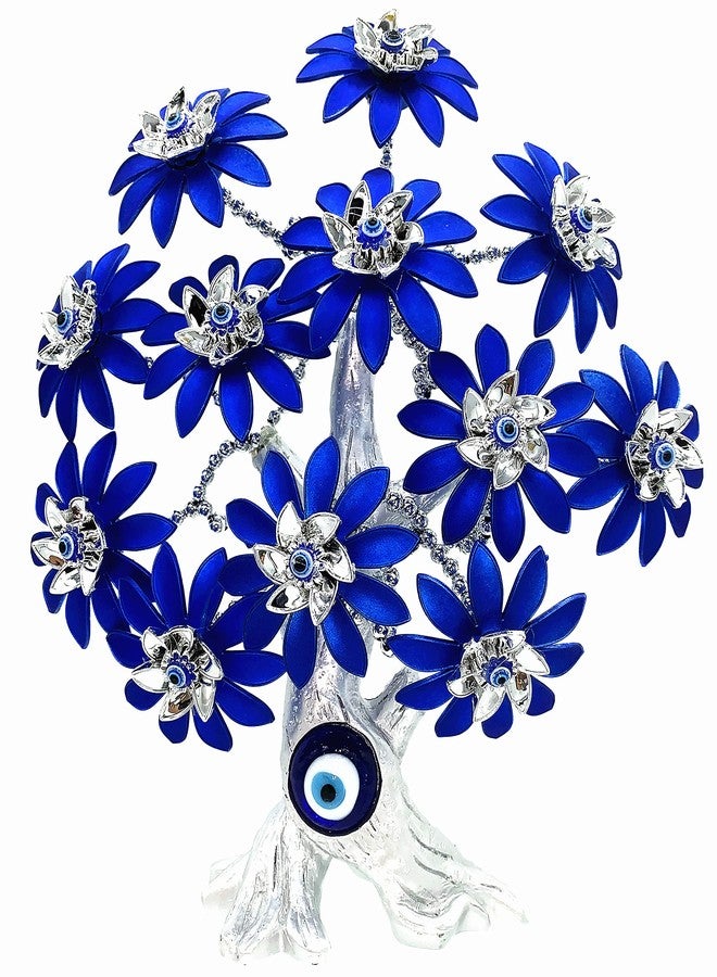 بيتر ديكور شجرة الحظ التركية الجديدة ذات العين الزرقاء لجلب الحظ السعيد والحماية من الحسد، مناسبة لتزيين المنزل والمكتب لأي غرض - T07 - Image 1