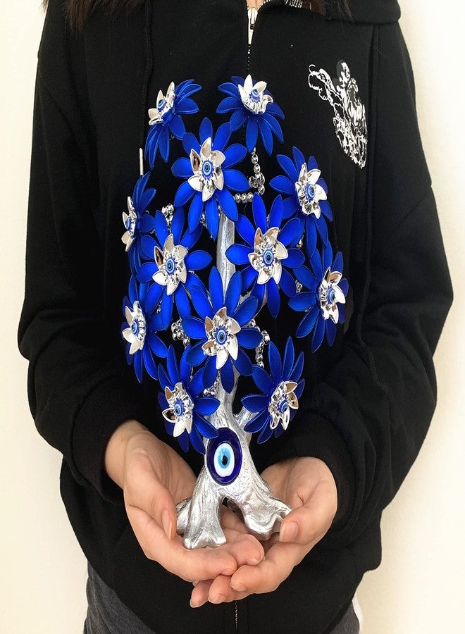 بيتر ديكور شجرة الحظ التركية الجديدة ذات العين الزرقاء لجلب الحظ السعيد والحماية من الحسد، مناسبة لتزيين المنزل والمكتب لأي غرض - T07 - Image 4