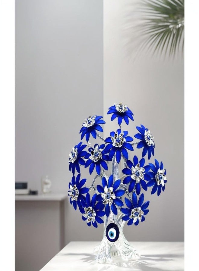 بيتر ديكور شجرة الحظ التركية الجديدة ذات العين الزرقاء لجلب الحظ السعيد والحماية من الحسد، مناسبة لتزيين المنزل والمكتب لأي غرض - T07 - Image 3