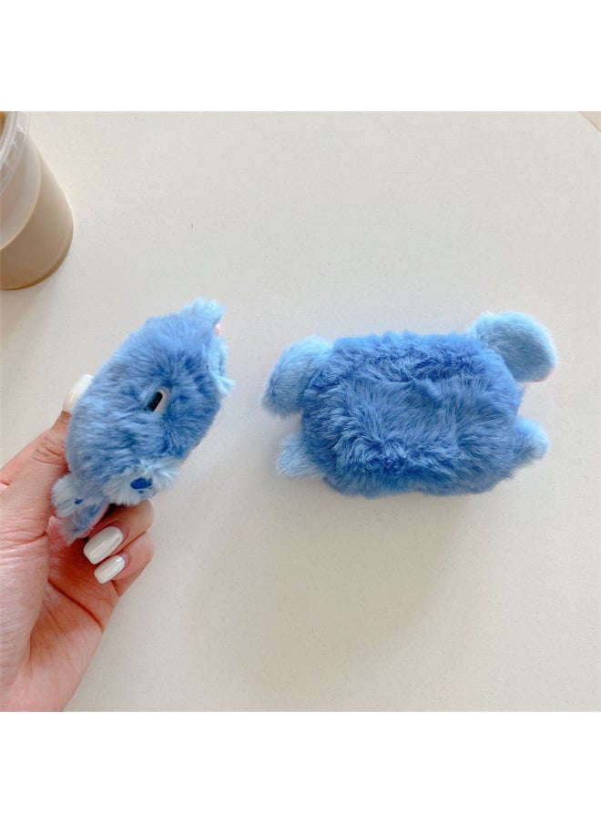 Generic - Plush Stitch For Apple AirPods Pro1/2/3 Generation Wireless Bluetooth Headset Protective Cover Knitted Cute Women-Color:Plush Stills Headphone Cover-Applicable Model:AirPods Pro - Image 1