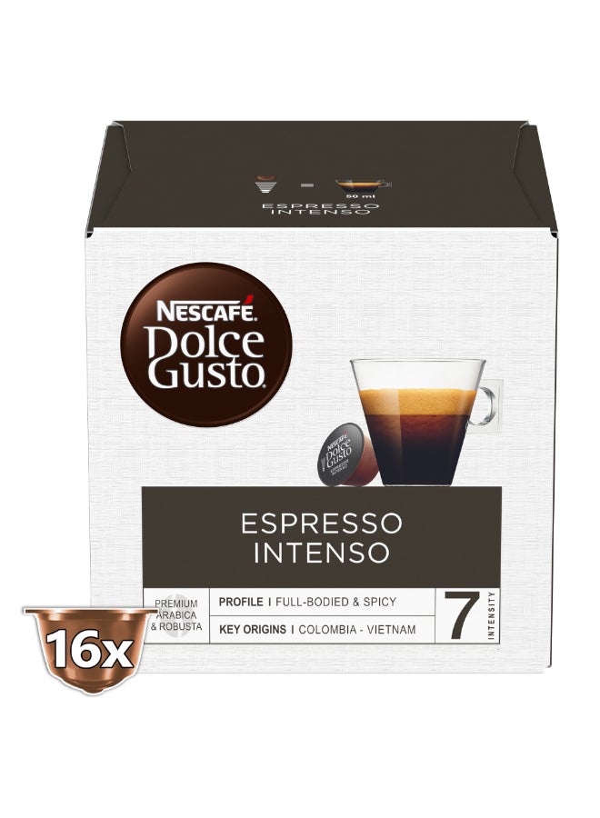 Nescafe Dolce Gusto Espresso Intenso Capsules 112grams Pack of 16 - Image 2