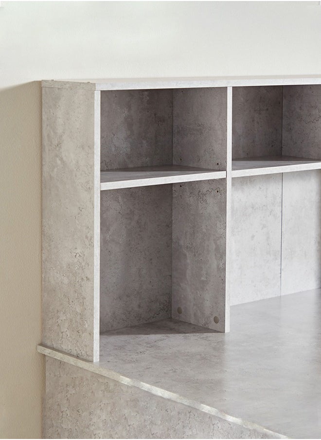 Home Box - Alford Patara 2-Drawer Study Desk With Hutch 120 x 134 x 59.5 cm - Image 1