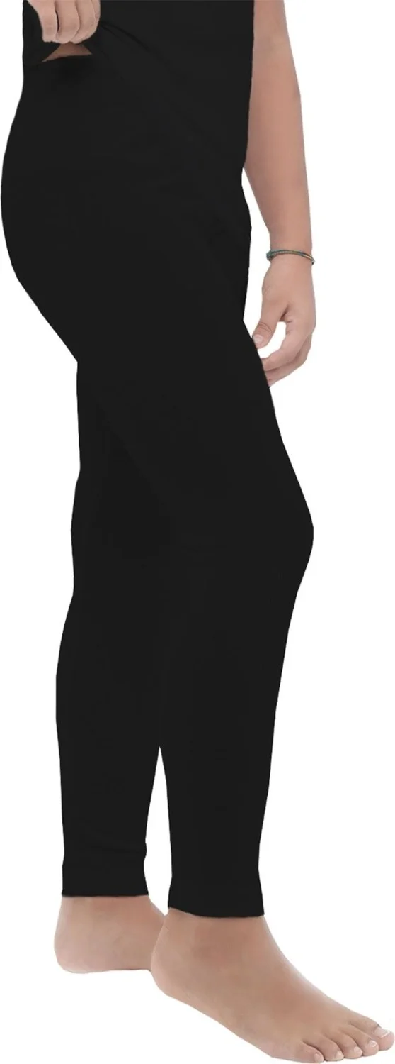 Malabadi Girls Black Economic Thermal Leggings 361