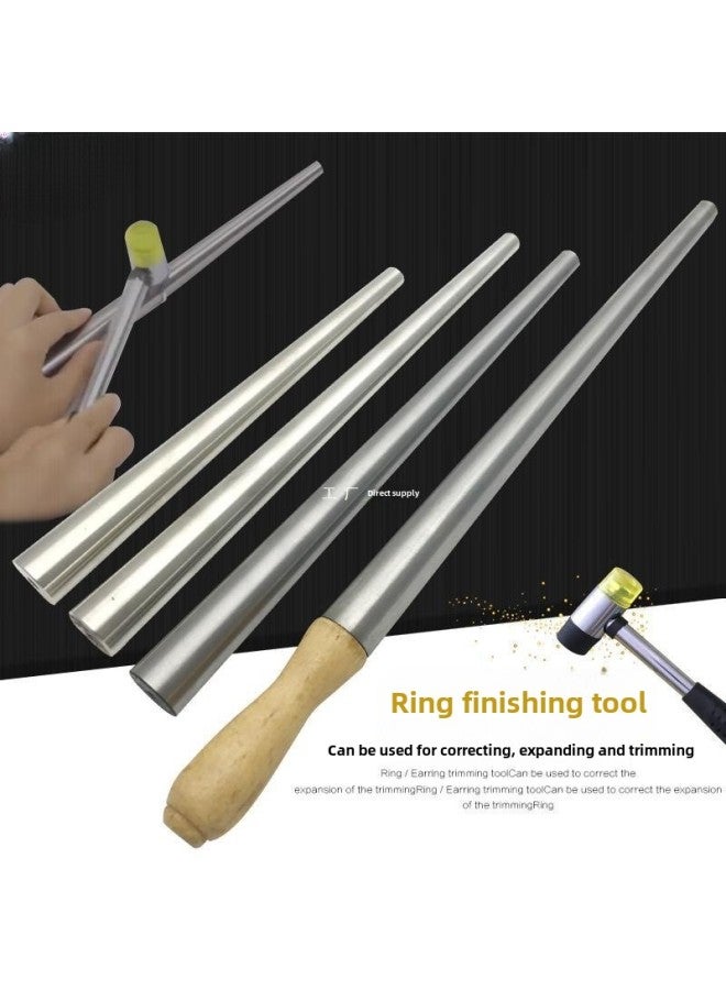 Ring Correction Stick Ring Rod Shaping Tool Iron Bar Stainless Steel Gold And Silver Earrings Jewelry Deformation Round-Model:B Stainless Steel Short Rod ]  - Image 2