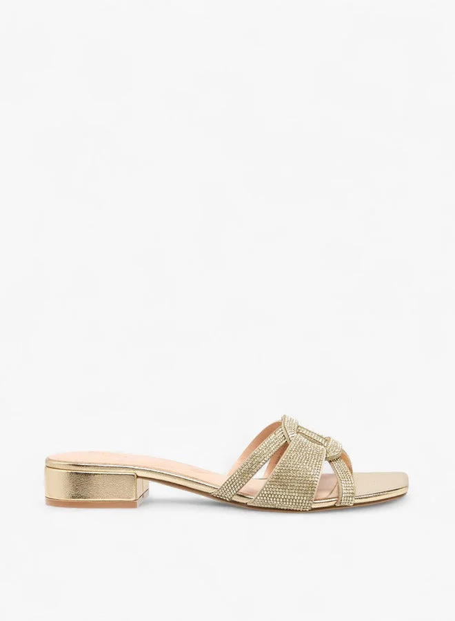 سيليست صنادل بكعب عريض للنساء